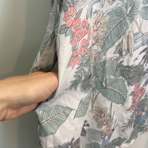 Artisan 100% Linen Tank Dress Size Medium - Picture 2 of 7